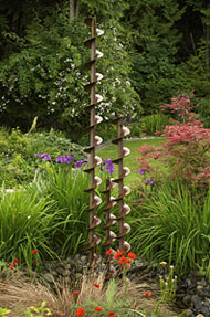 metal in the garden