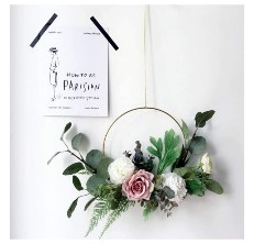 Adeeing 15 Inch Hoop Wreath hoop wreath reviews