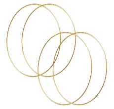 HOHIYA 19’’ Metal Ring hoop wreath reviews