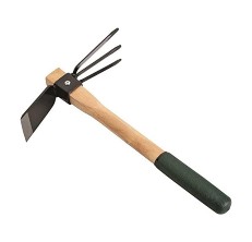 Edward Tools Hand Digger and Hoe Combo