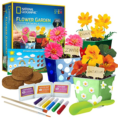 NATIONAL GEOGRAPHIC Flower Grow Kit