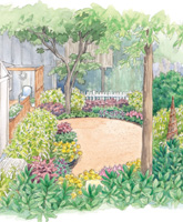 Create a Shady Haven illustration