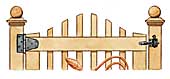Arch top gate